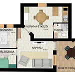 Appartement Nefelejcs Apartmanhaz Gyenesdiás