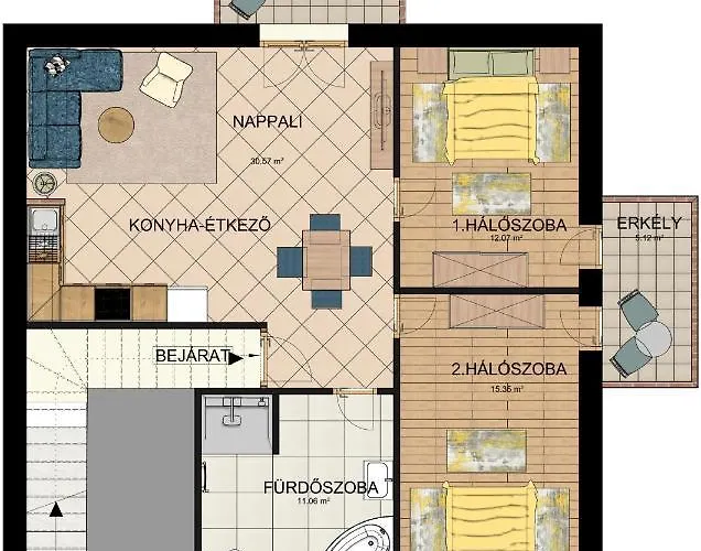 Nefelejcs Apartmanhaz Gyenesdiás